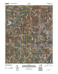 Rowan Mills North Carolina Historical topographic map, 1:24000 scale, 7.5 X 7.5 Minute, Year 2010