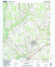 Rowland North Carolina Historical topographic map, 1:24000 scale, 7.5 X 7.5 Minute, Year 1997