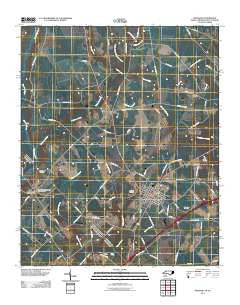 Rowland North Carolina Historical topographic map, 1:24000 scale, 7.5 X 7.5 Minute, Year 2011