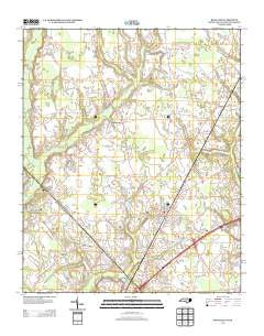 Rowland North Carolina Historical topographic map, 1:24000 scale, 7.5 X 7.5 Minute, Year 2013