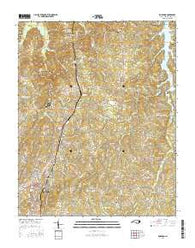 Roxboro North Carolina Current topographic map, 1:24000 scale, 7.5 X 7.5 Minute, Year 2016