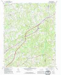 Ruffin North Carolina Historical topographic map, 1:24000 scale, 7.5 X 7.5 Minute, Year 1971