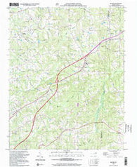 Ruffin North Carolina Historical topographic map, 1:24000 scale, 7.5 X 7.5 Minute, Year 2002