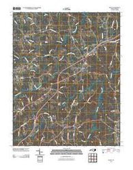 Ruffin North Carolina Historical topographic map, 1:24000 scale, 7.5 X 7.5 Minute, Year 2010