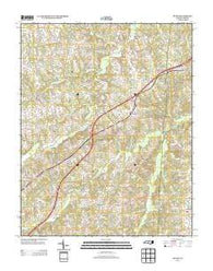 Ruffin North Carolina Historical topographic map, 1:24000 scale, 7.5 X 7.5 Minute, Year 2013