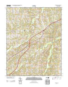 Ruffin North Carolina Historical topographic map, 1:24000 scale, 7.5 X 7.5 Minute, Year 2013
