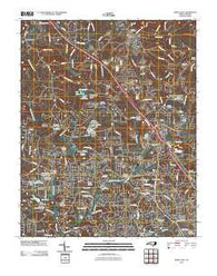 Rural Hall North Carolina Historical topographic map, 1:24000 scale, 7.5 X 7.5 Minute, Year 2010
