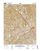 Rural Hall North Carolina Current topographic map, 1:24000 scale, 7.5 X 7.5 Minute, Year 2016