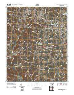 Rutherfordton South North Carolina Historical topographic map, 1:24000 scale, 7.5 X 7.5 Minute, Year 2010