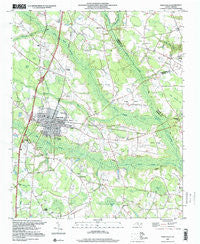 Saint Pauls North Carolina Historical topographic map, 1:24000 scale, 7.5 X 7.5 Minute, Year 1997