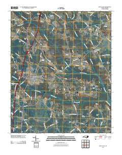 Saint Pauls North Carolina Historical topographic map, 1:24000 scale, 7.5 X 7.5 Minute, Year 2010