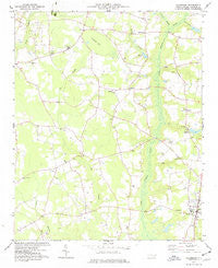 Salemburg North Carolina Historical topographic map, 1:24000 scale, 7.5 X 7.5 Minute, Year 1974
