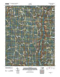 Salemburg North Carolina Historical topographic map, 1:24000 scale, 7.5 X 7.5 Minute, Year 2010