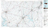 Salisbury North Carolina Historical topographic map, 1:100000 scale, 30 X 60 Minute, Year 1985