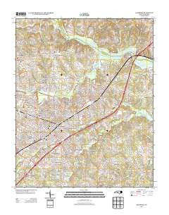 Salisbury North Carolina Historical topographic map, 1:24000 scale, 7.5 X 7.5 Minute, Year 2013