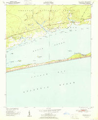 Salter Path North Carolina Historical topographic map, 1:24000 scale, 7.5 X 7.5 Minute, Year 1951