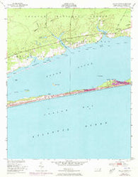 Salter Path North Carolina Historical topographic map, 1:24000 scale, 7.5 X 7.5 Minute, Year 1951