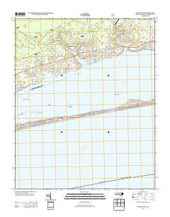 Salter Path North Carolina Historical topographic map, 1:24000 scale, 7.5 X 7.5 Minute, Year 2013