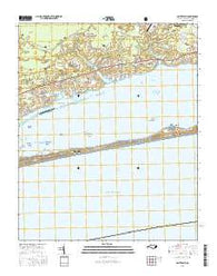 Salter Path North Carolina Current topographic map, 1:24000 scale, 7.5 X 7.5 Minute, Year 2016