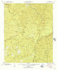 Sam Knob North Carolina Historical topographic map, 1:24000 scale, 7.5 X 7.5 Minute, Year 1946