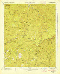 Sam Knob North Carolina Historical topographic map, 1:24000 scale, 7.5 X 7.5 Minute, Year 1946