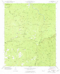 Sam Knob North Carolina Historical topographic map, 1:24000 scale, 7.5 X 7.5 Minute, Year 1946
