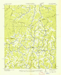 Sams Gap North Carolina Historical topographic map, 1:24000 scale, 7.5 X 7.5 Minute, Year 1936
