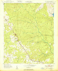 Sanatorium North Carolina Historical topographic map, 1:24000 scale, 7.5 X 7.5 Minute, Year 1950