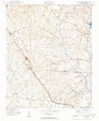 Sanatorium North Carolina Historical topographic map, 1:24000 scale, 7.5 X 7.5 Minute, Year 1950