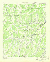 Sandymush North Carolina Historical topographic map, 1:24000 scale, 7.5 X 7.5 Minute, Year 1936