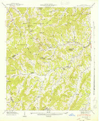 Sandymush North Carolina Historical topographic map, 1:24000 scale, 7.5 X 7.5 Minute, Year 1942
