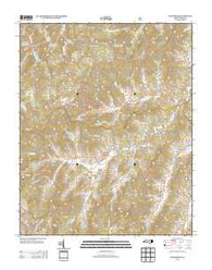 Sandymush North Carolina Historical topographic map, 1:24000 scale, 7.5 X 7.5 Minute, Year 2013