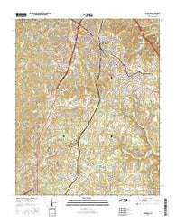 Sanford North Carolina Current topographic map, 1:24000 scale, 7.5 X 7.5 Minute, Year 2016