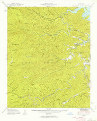 Santeetlah Creek North Carolina Historical topographic map, 1:24000 scale, 7.5 X 7.5 Minute, Year 1940
