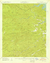 Santeetlah Creek North Carolina Historical topographic map, 1:24000 scale, 7.5 X 7.5 Minute, Year 1940