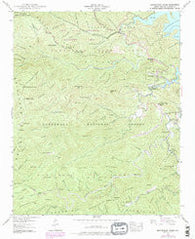 Santeetlah Creek North Carolina Historical topographic map, 1:24000 scale, 7.5 X 7.5 Minute, Year 1940