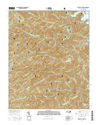 Santeetlah Creek North Carolina Current topographic map, 1:24000 scale, 7.5 X 7.5 Minute, Year 2016