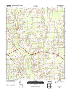 Saratoga North Carolina Historical topographic map, 1:24000 scale, 7.5 X 7.5 Minute, Year 2013