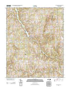 Saxapahaw North Carolina Historical topographic map, 1:24000 scale, 7.5 X 7.5 Minute, Year 2013