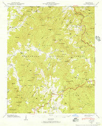 Scaly North Carolina Historical topographic map, 1:24000 scale, 7.5 X 7.5 Minute, Year 1946