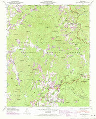 Scaly Mountain North Carolina Historical topographic map, 1:24000 scale, 7.5 X 7.5 Minute, Year 1946
