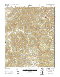 Scaly Mountain North Carolina Historical topographic map, 1:24000 scale, 7.5 X 7.5 Minute, Year 2013