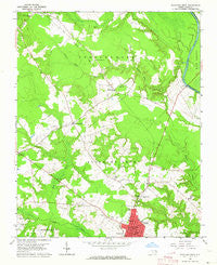 Scotland Neck North Carolina Historical topographic map, 1:24000 scale, 7.5 X 7.5 Minute, Year 1962
