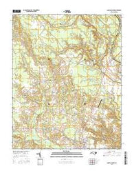 Scotland Neck North Carolina Current topographic map, 1:24000 scale, 7.5 X 7.5 Minute, Year 2016
