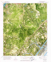 Scotts Hill North Carolina Historical topographic map, 1:24000 scale, 7.5 X 7.5 Minute, Year 1970
