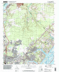 Scotts Hill North Carolina Historical topographic map, 1:24000 scale, 7.5 X 7.5 Minute, Year 1997