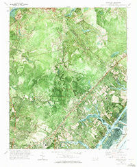 Scotts Hill North Carolina Historical topographic map, 1:24000 scale, 7.5 X 7.5 Minute, Year 1970