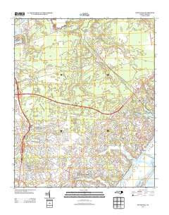 Scotts Hill North Carolina Historical topographic map, 1:24000 scale, 7.5 X 7.5 Minute, Year 2013
