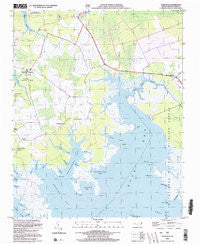 Scranton North Carolina Historical topographic map, 1:24000 scale, 7.5 X 7.5 Minute, Year 2002