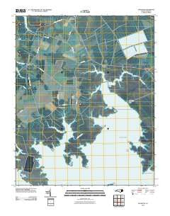Scranton North Carolina Historical topographic map, 1:24000 scale, 7.5 X 7.5 Minute, Year 2010